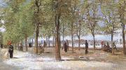 Vincent Van Gogh In the Jardin du Luxembourg oil painting on canvas